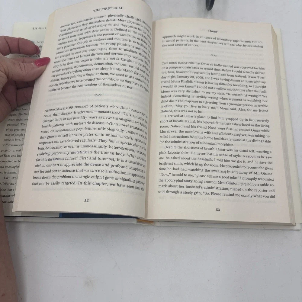 The First Cell: And the Human Costs... by Azra Raza, HB published by Basic Books